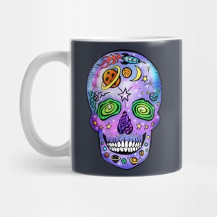 Day of the Dead Space Skull Mug